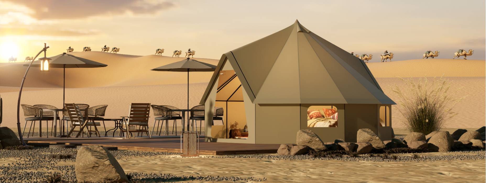 虎林市露营酒店帐篷产品